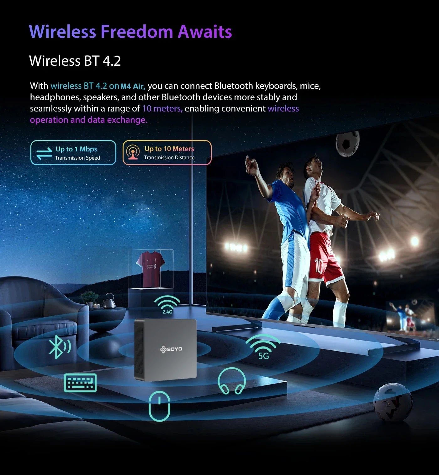 SOYO M4 Air Intel N95 - 16 GB RAM, 512 GB SSD, Mini-PC