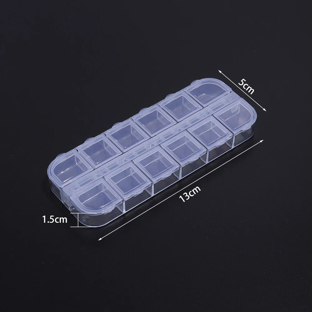 Plastik Schmuck Boxen Plastik Werkzeug Box Verstellbar Handwerk Organizer Lagerung Perlen Armband Schmuck Boxen Verpackung Großhandel
