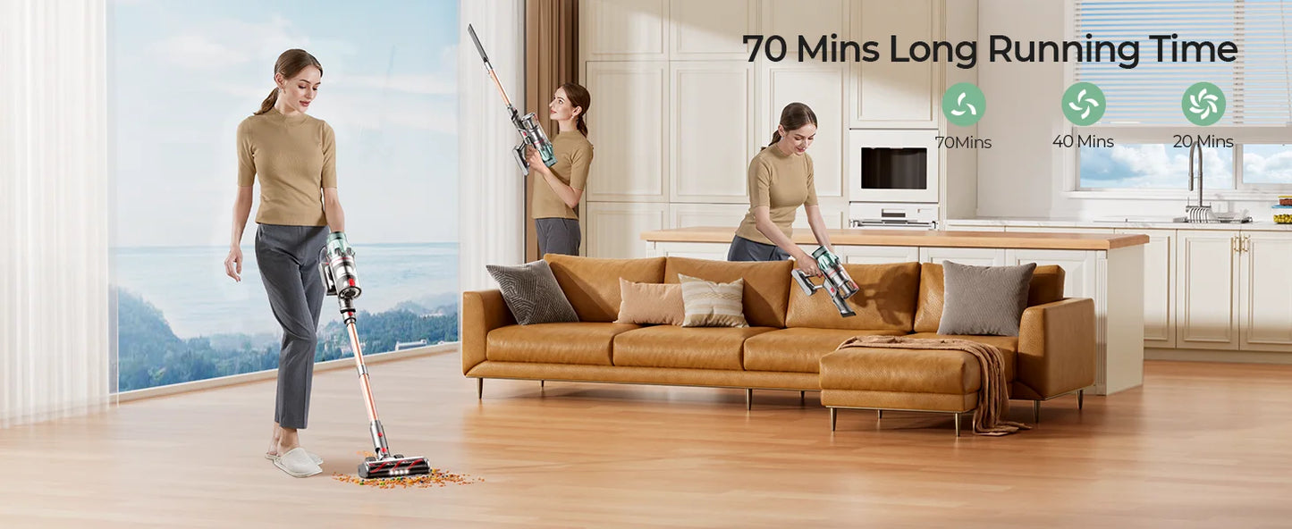 Laresar V7 PRO Kabelloser - 0,6-1 L 600 W Unter 3 kg