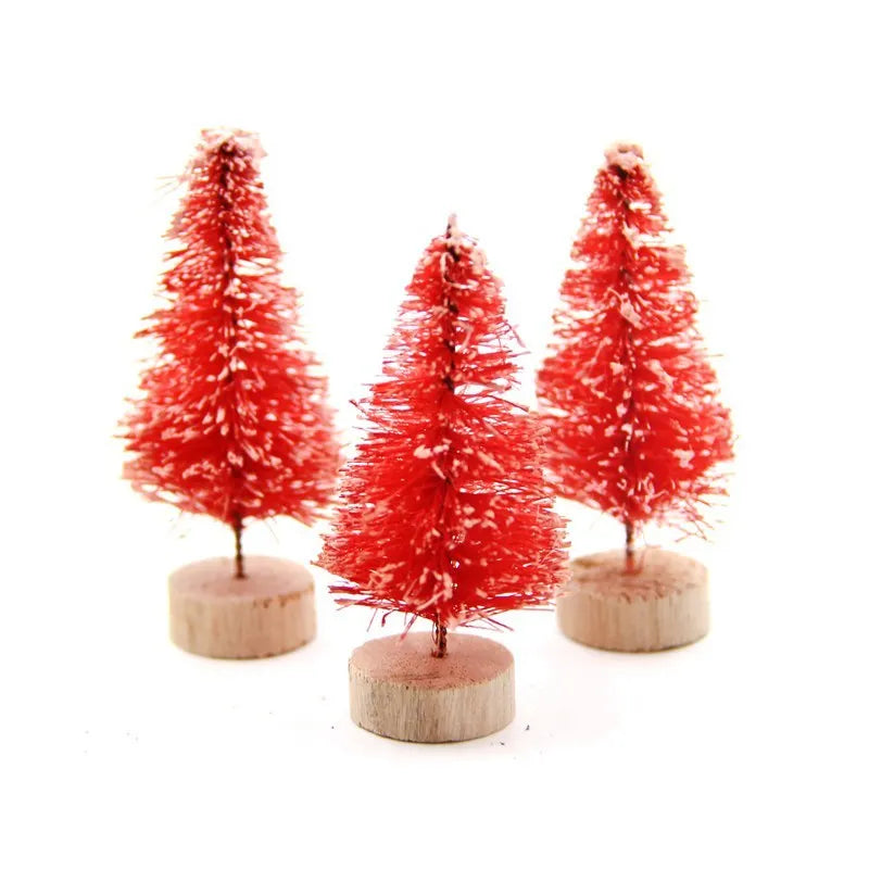 DIY House CH745-10pcs Kleiner Weihnachtsbaum - Größe 6,5 cm 10 Stück