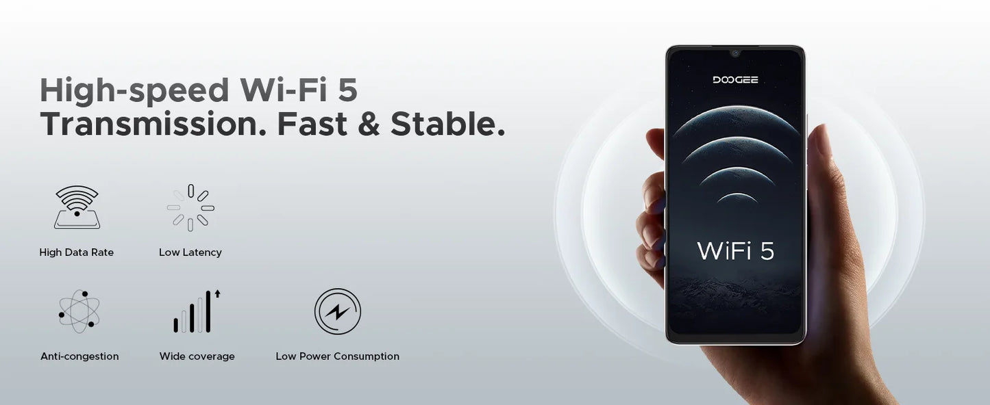 DOOGEE Note58 Pro Großes Display 6,75 Zoll - 6250mAh, 256GB Speicher