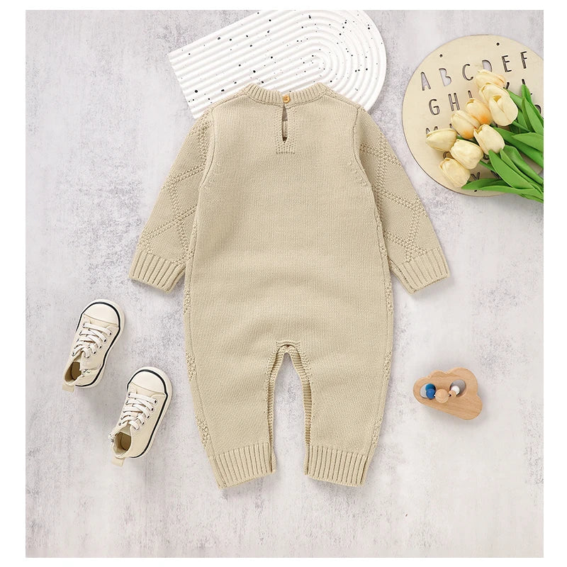 DGUKYMCN Y-48233 Strickstrampler Unisex - Acryl Größe 1-18Mon