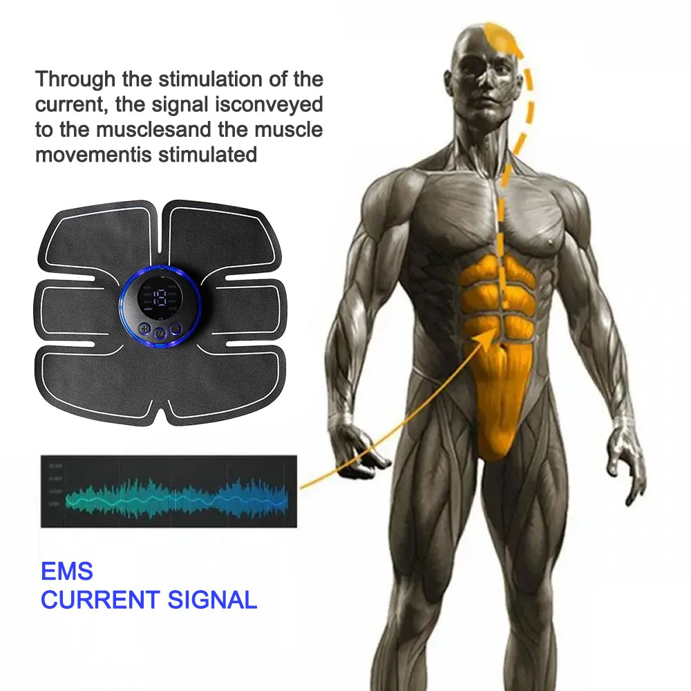 Plasturi fitness 2025: Raiuleko Plasturi pentru antrenament abdominal, braț, ABS și șold - Stimulator muscular abdominal EMS, instrument de exerciții, colecție de masaj pentru slăbire corporală