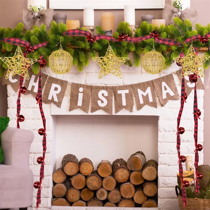 Choice Goldene Skalierte Kugeln - Packung 6 Stück, Durchmesser 5-6 cm