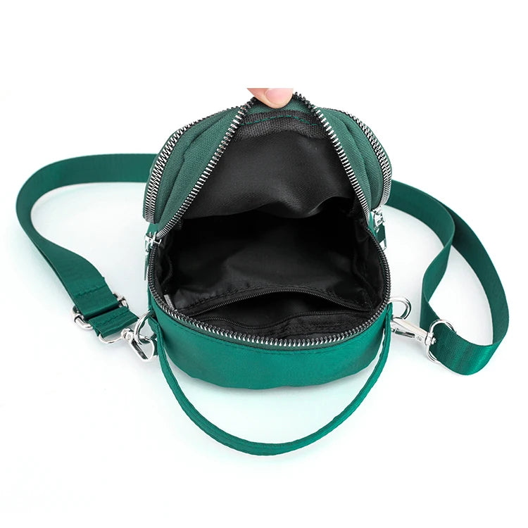 Women's crossbody bag with adjustable shoulder strap, zipper closure, lightweight and fashionable, suitable for daily use, casua