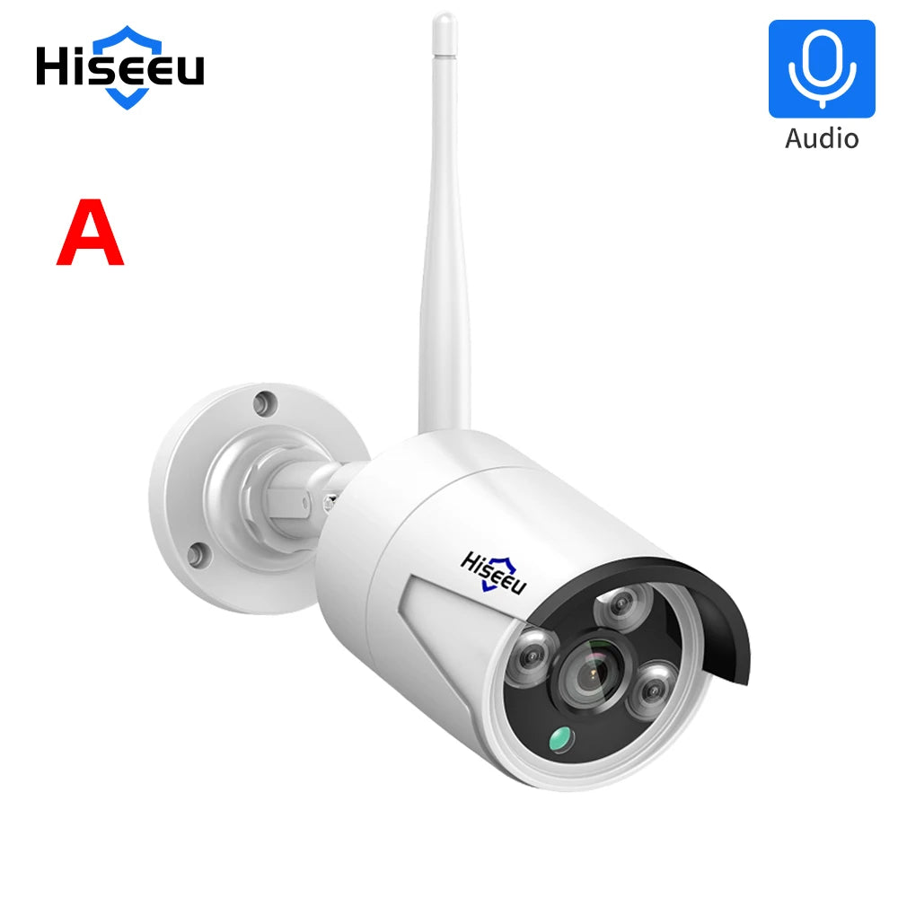 Überwachungskamera 2025: HISEEU 5MP Wireless IP-Kamera - 3MP 1080P WIFI Outdoor Wasserdicht Security Collection