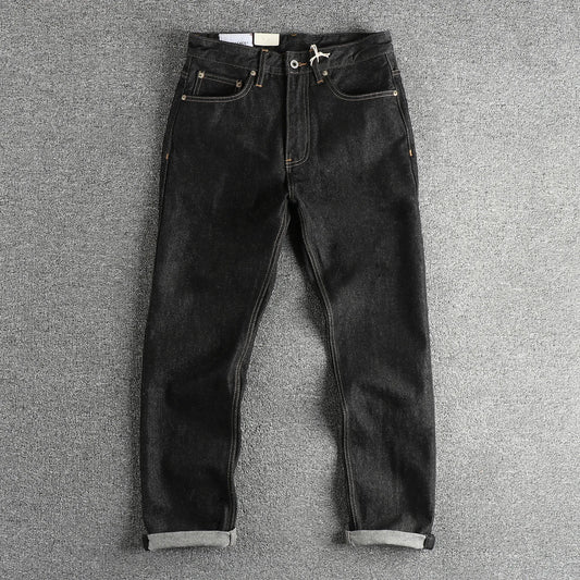 Heavy May Khaki Vintage Jeans - Größe M-XL, Länge 32