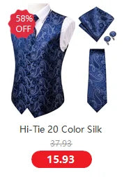Hi-Tie Peach Pink Salmon Silk Mens Bow Tie Pocket Square Cufflinks Set Pre-tied Butterfly Knot Bowtie for Male Wedding Business