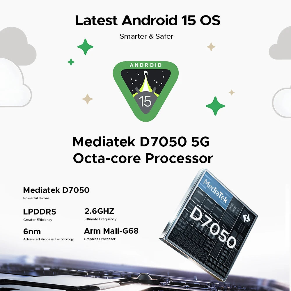 DOOGEE V Pad 2-in-1 Tablet - 256GB ROM 8800mAh Akku 12Zoll Display