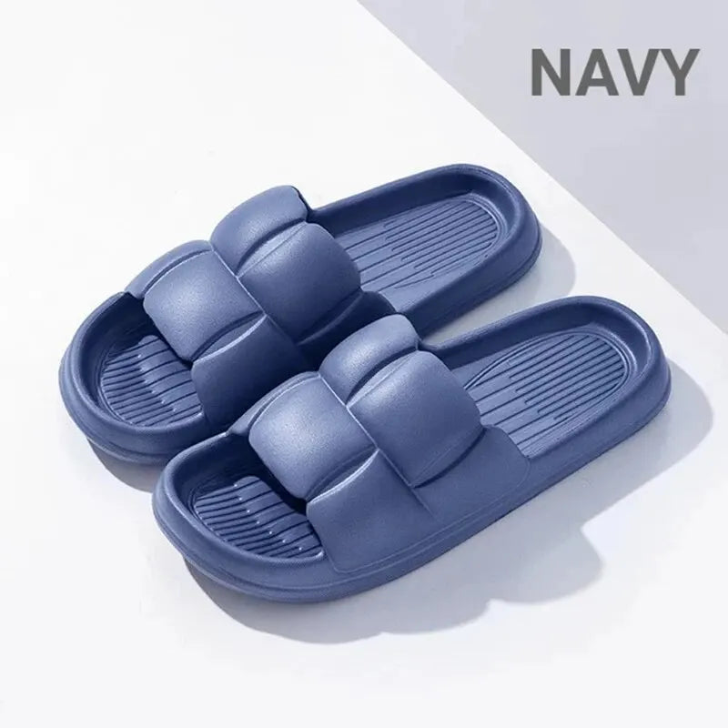 Sommer Weich Schuhe Cloud Hausschuhe Innen Stumm Badezimmer Anti-Rutsch Slide Eva Strand Flip Flops Männer Damen Freizeit Sandalen