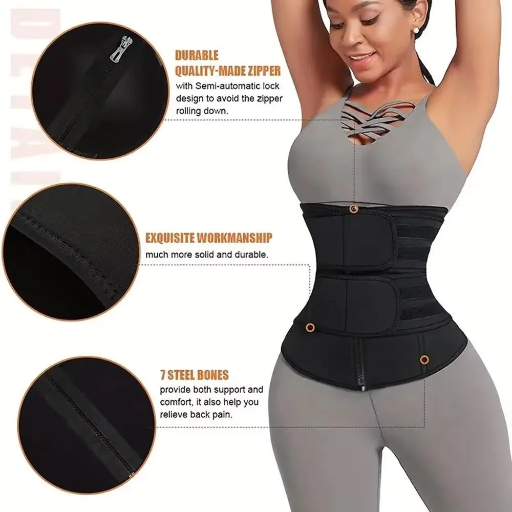 Women's waist belt, postpartum abdominal belt, waist training device, waist cinching and body shaping corset