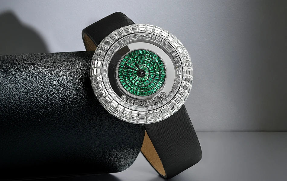 Women fashion crystal quartz wristwatch elegant bracelet ladies gift