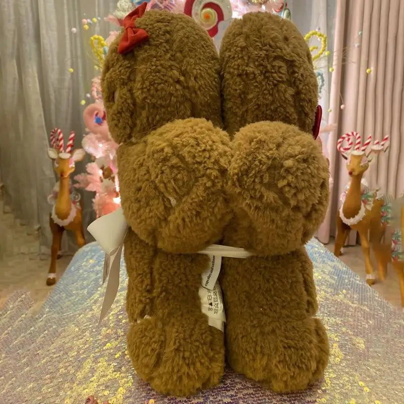 Christmas Decoration Pillow Cute Gingerbread Man Plushie Biscuit Sofa Decor Cartoon Soft Pillow Cushion Home Decor Kids Gift