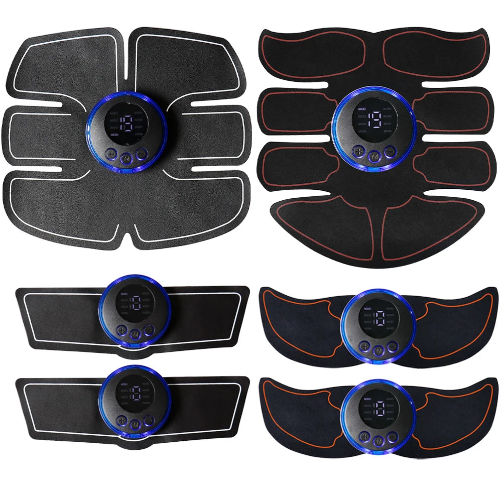 Plasturi fitness 2025: Raiuleko Plasturi pentru antrenament abdominal, braț, ABS și șold - Stimulator muscular abdominal EMS, instrument de exerciții, colecție de masaj pentru slăbire corporală