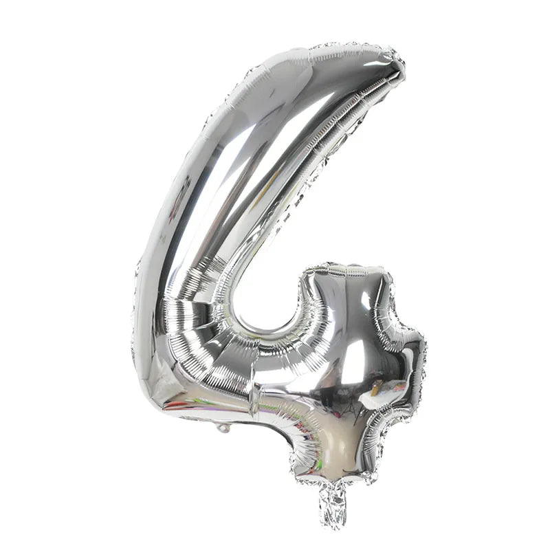 YONGSNOW 32Zoll Zahlenballon - Aluminiumfolie Rosegold