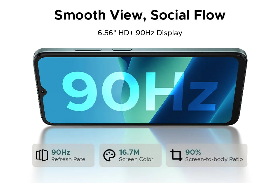 DOOGEE Note56 Pro Großer Akku - Speicher 32GB+128GB, Akku 6150mAh, Display 6,56