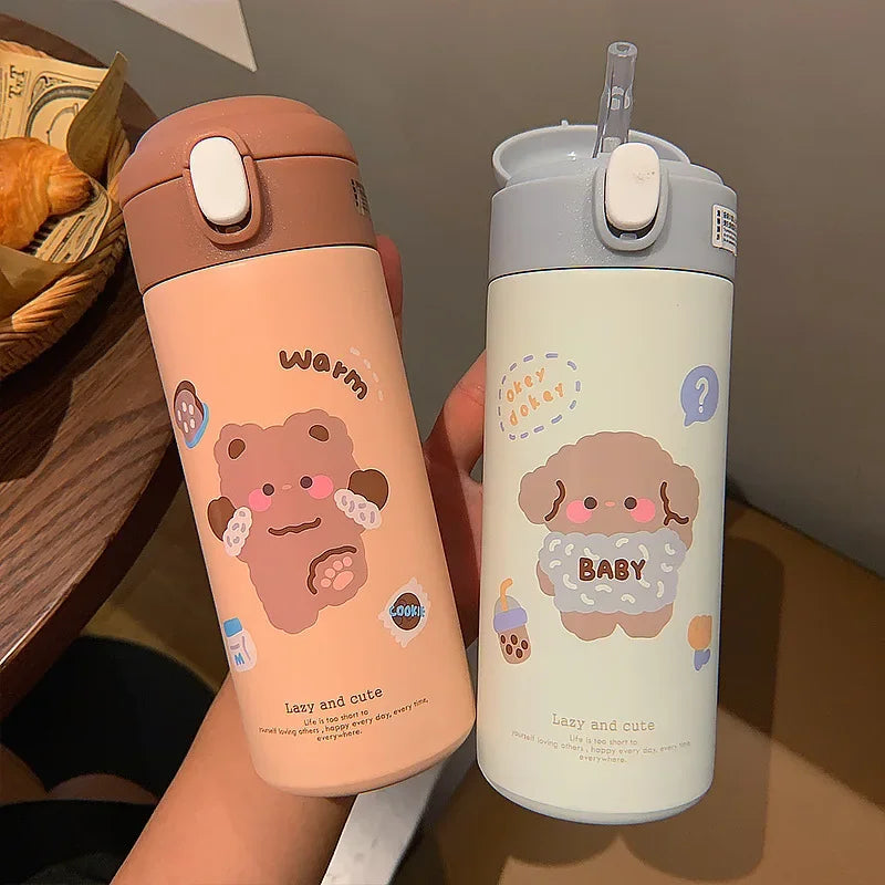 SMHXIANGQIANJIN Thermosflasche Vakuum - 380ml Edelstahl