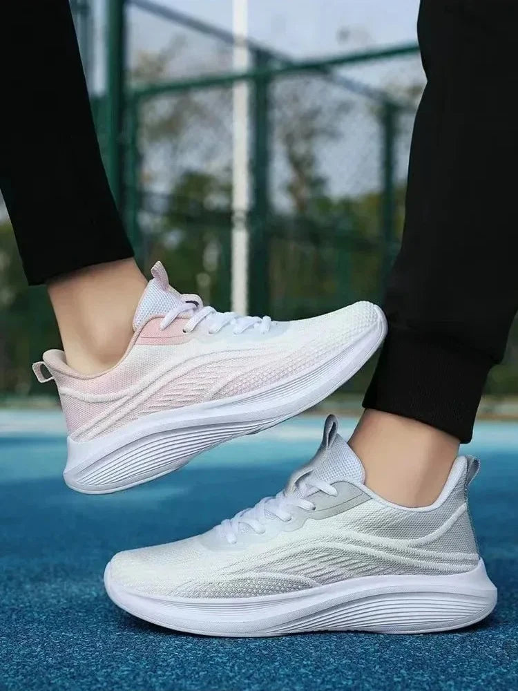 Womens Running Shoes Breathable Sport Tennis Sneakers Athletic Outdoor Gym Training Jogging Walking Shoes for Ladies