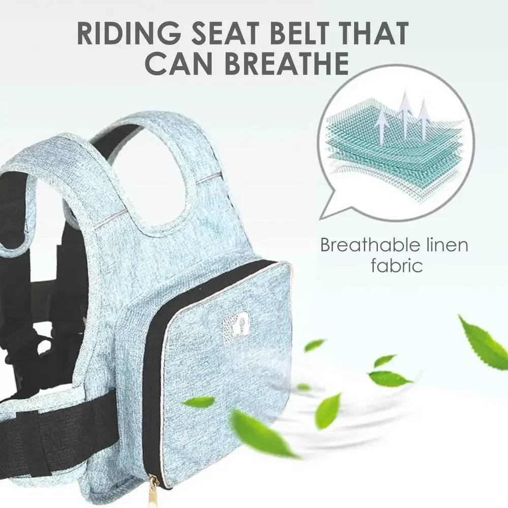 Kinder-Sicherheitsgurt 2025: Adjustable Motorcycle Children Security Strap Universal bicycle Kids tandem Safety Seat Belt Harness Toddler 2-12 Years Child Collection