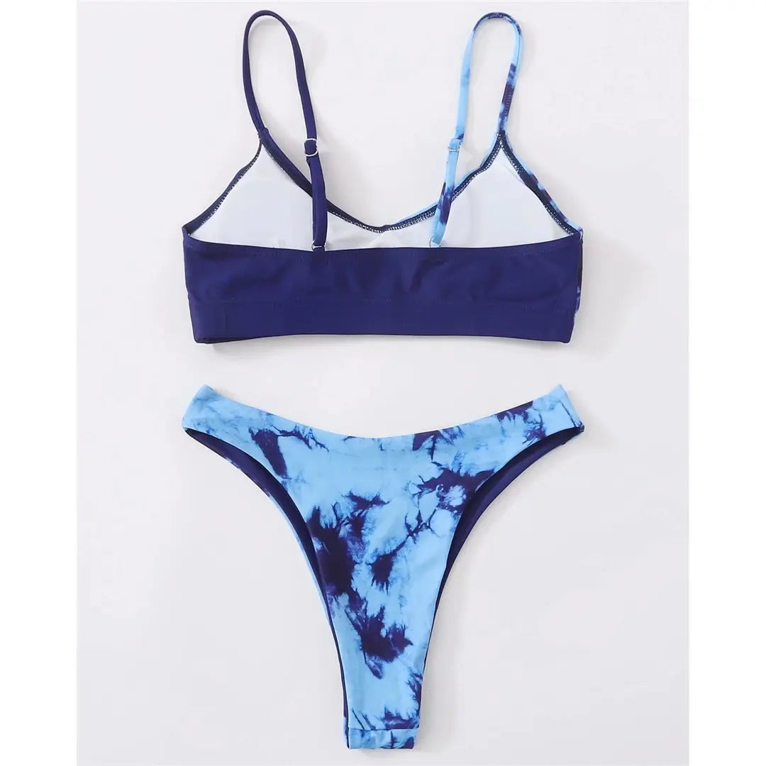 14 Farben S-XL Elegant Leopard Bikini: Varleinsar Wire-Free Low Waist Brasilianischer - Zweiteilig Beach Style Polsterung Leopard-Muster