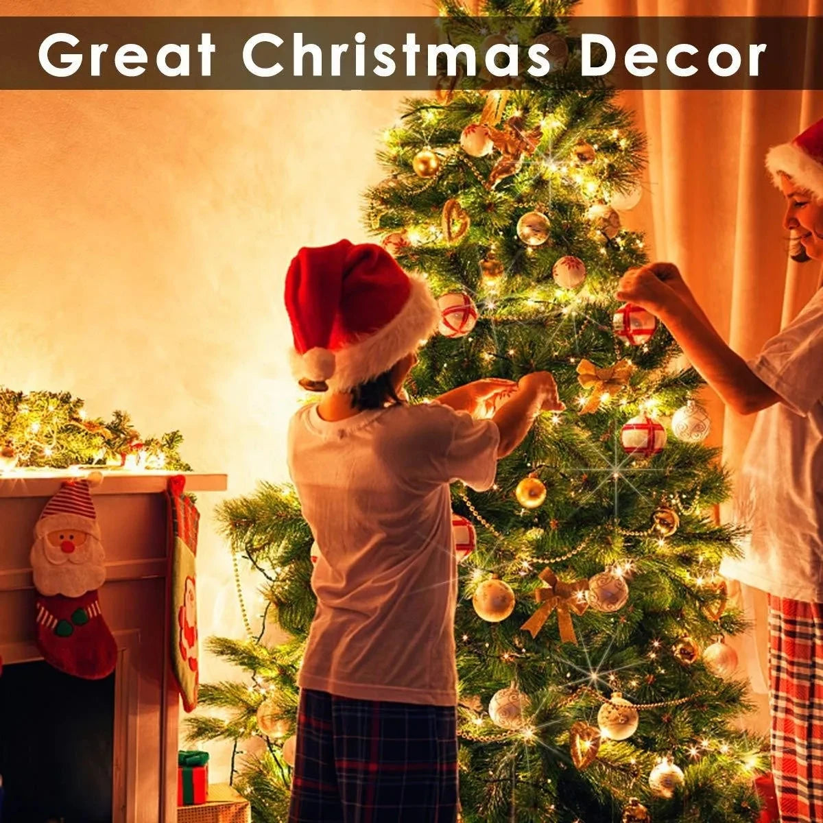 OKAL RED EAST USB LED Lichterkette - Länge 5 bis 30 m, 8 Modi