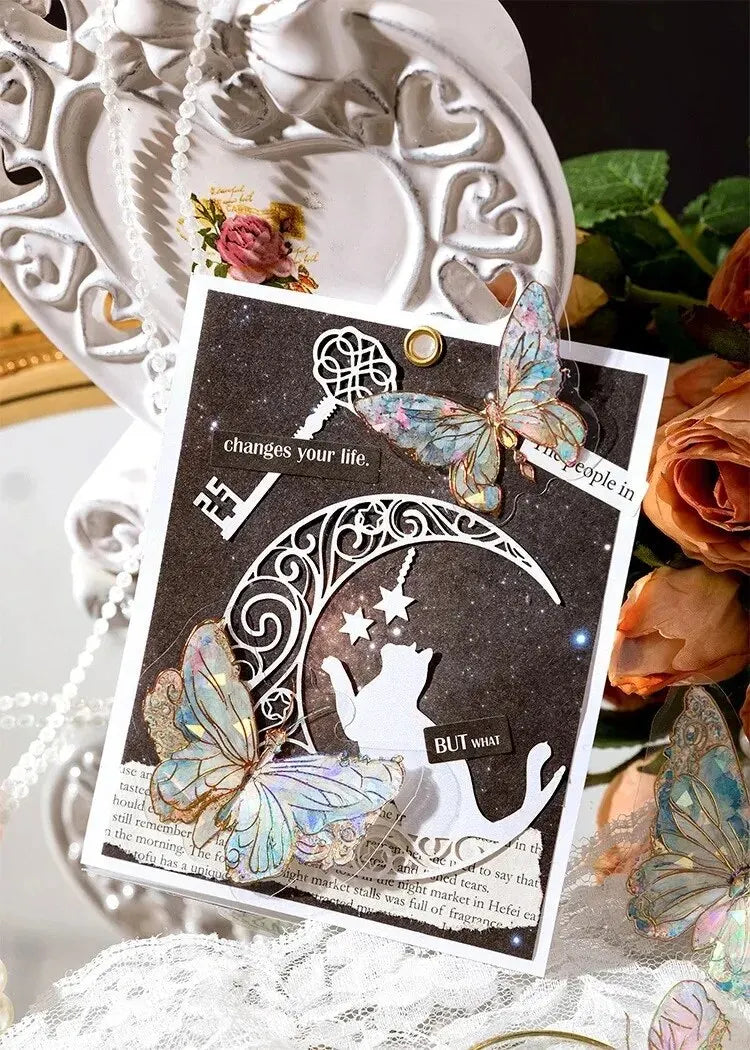 5Style Schmetterling PET 3D - 20 Teile stromlos 3cm