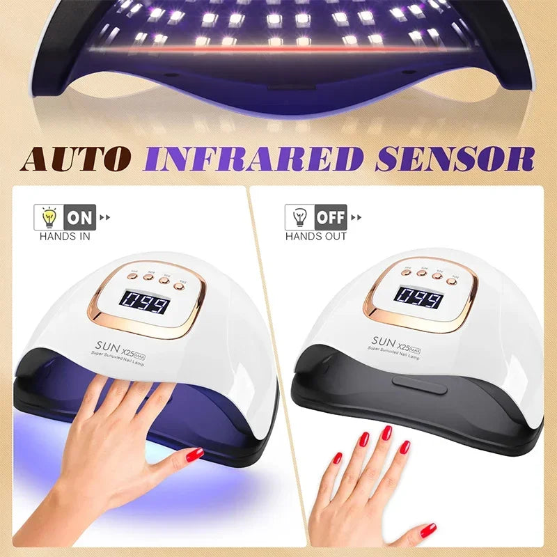 ProNail 380W UV Lampe Bewegungsmelder - 81 LEDs 38cm