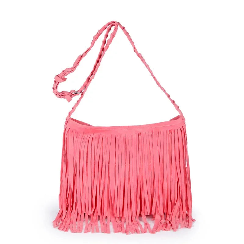 Fuyaozhishangcn Crossbody Tasche Quaste - Polyester 20x6x4