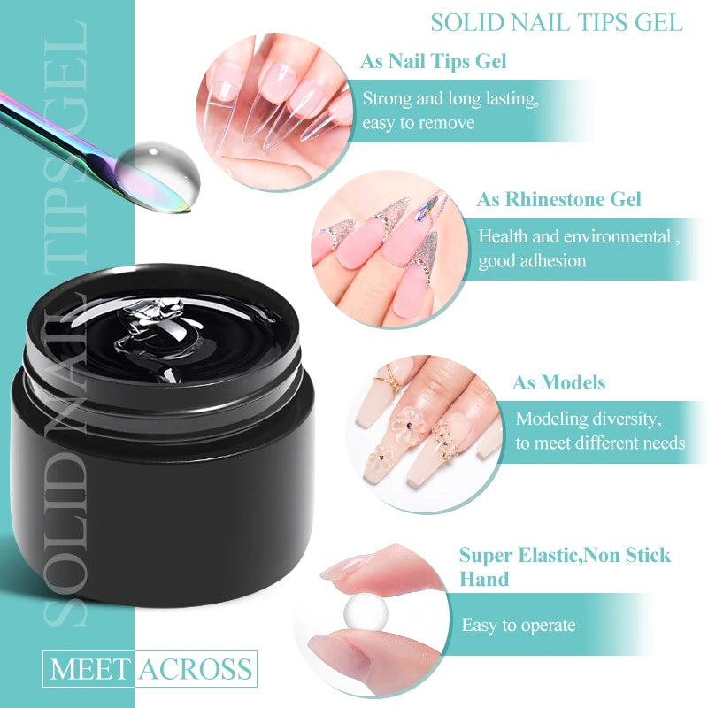ProNail Solid Gel Nicht Klebrig - 7ml Starke Adhäsion