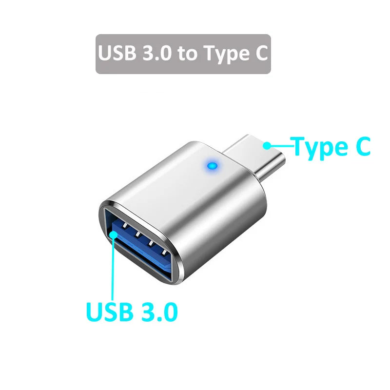 OTG-Adapter Typ C zu USB3.0 - Hochleistungs-Verbinder für Laptop und Handy