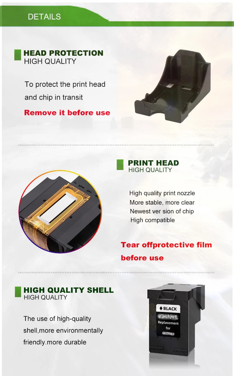 Vilaxh 305 305XL Refill Ink Cartridges Compatible for HP 305 305XL DeskJet 2700 2710 2720 2721 2722 2723 4110 4120 Printer
