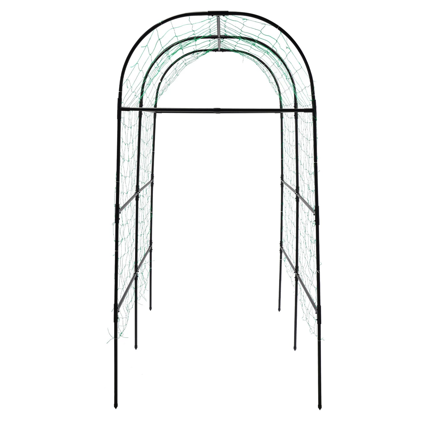 GartenMeister Gartenbogen 230 cm Höhe, 20 mm Rohrdurchmesser, Stahl/PE