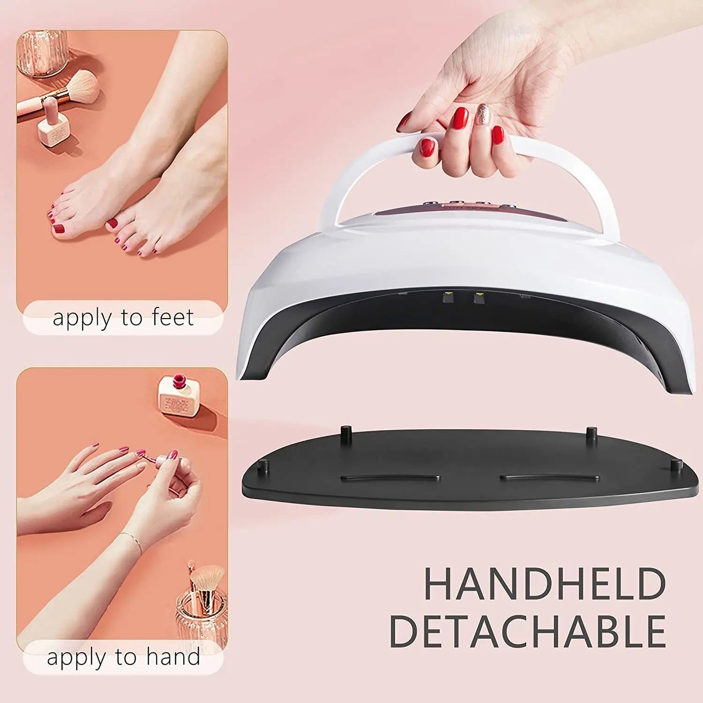 Large Size LED UV Lamp For Nails 150W Uv Light Gel Polish Nail Drying Lamp Nail Dryer Equipment Manicure Accessories Sun X8 Max