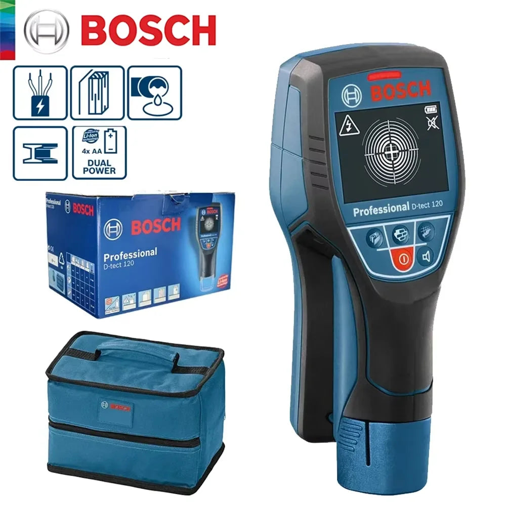 Scaner de perete 2025: Detector de perete Bosch Professional - Scaner digital pentru cabluri sub tensiune