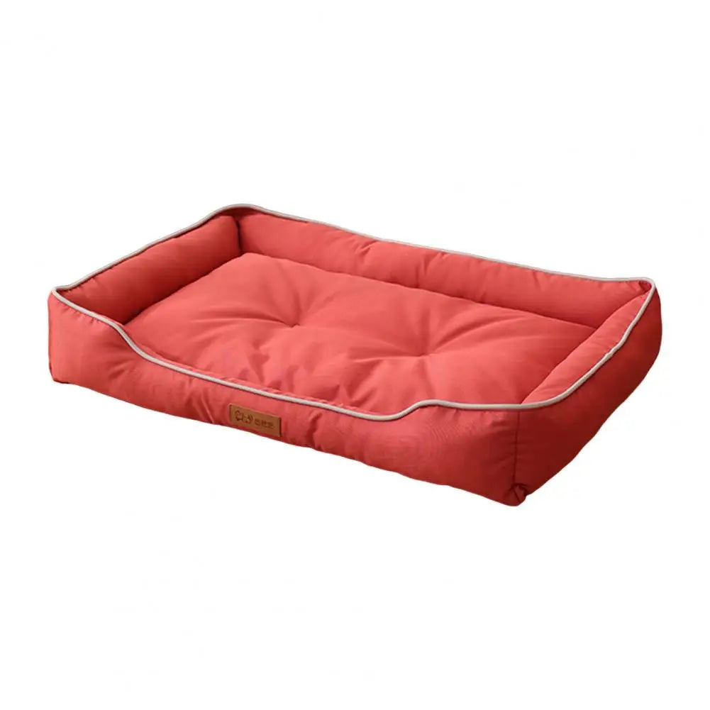 Dog Bed Waterproof Dog Bed with Non-slip Cozy Bolster Cushion for Small Dogs Washable Pet Nest Mat for Extra Dogs Soft for Dogs