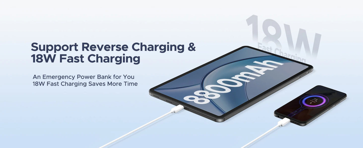 DOOGEE V Pad 2-in-1 Tablet - 256GB ROM 8800mAh Akku 12Zoll Display