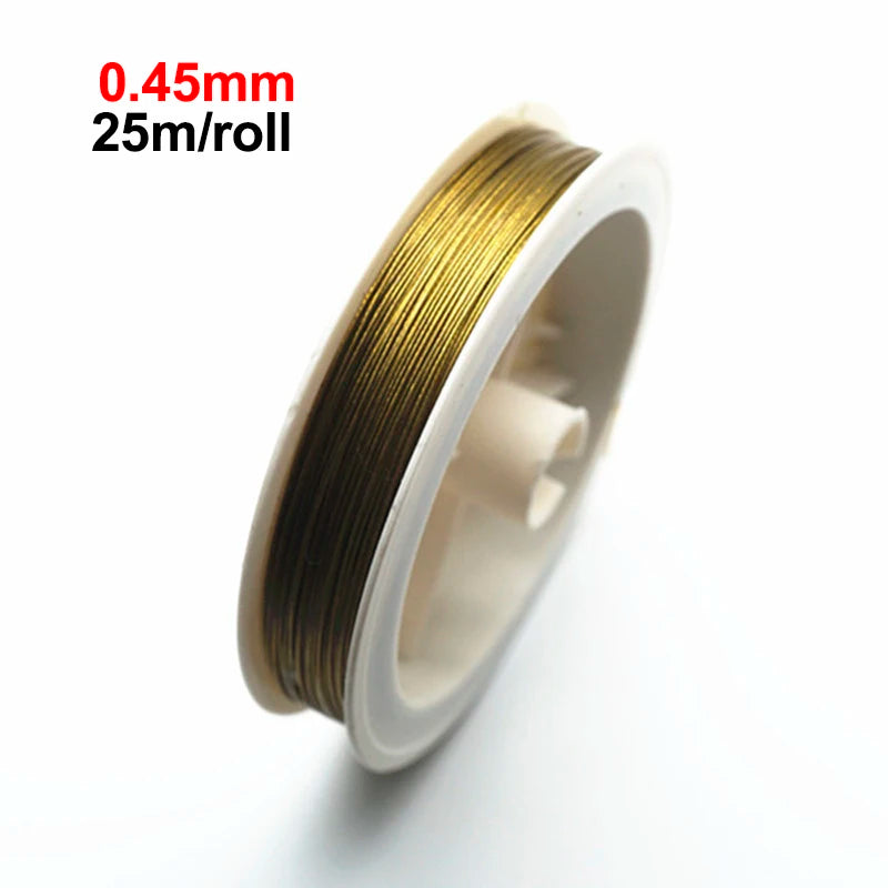 Moonrise Tiger Schwanz Draht Beschichtet - 25m 0,3-0,6mm