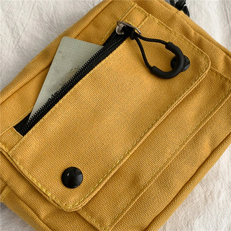 Umhängetasche 2025: Canvas Casual Versatile Fashion - Large Capacity Mobile Phone Coin Purse Women Collection