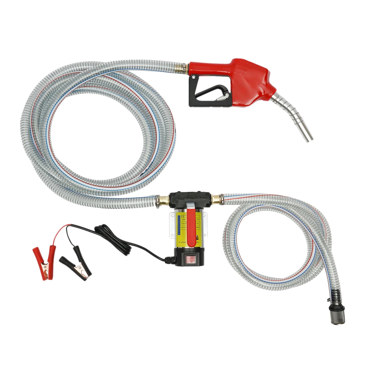 Dieselpumpe 2025: Diesel Pump Fuel Oil Pump Automatic Pistole 12V/230V 45L/50L/60L/MIN Self Priming Electric Oil Pump Diesel Pumpjack Kit Collection