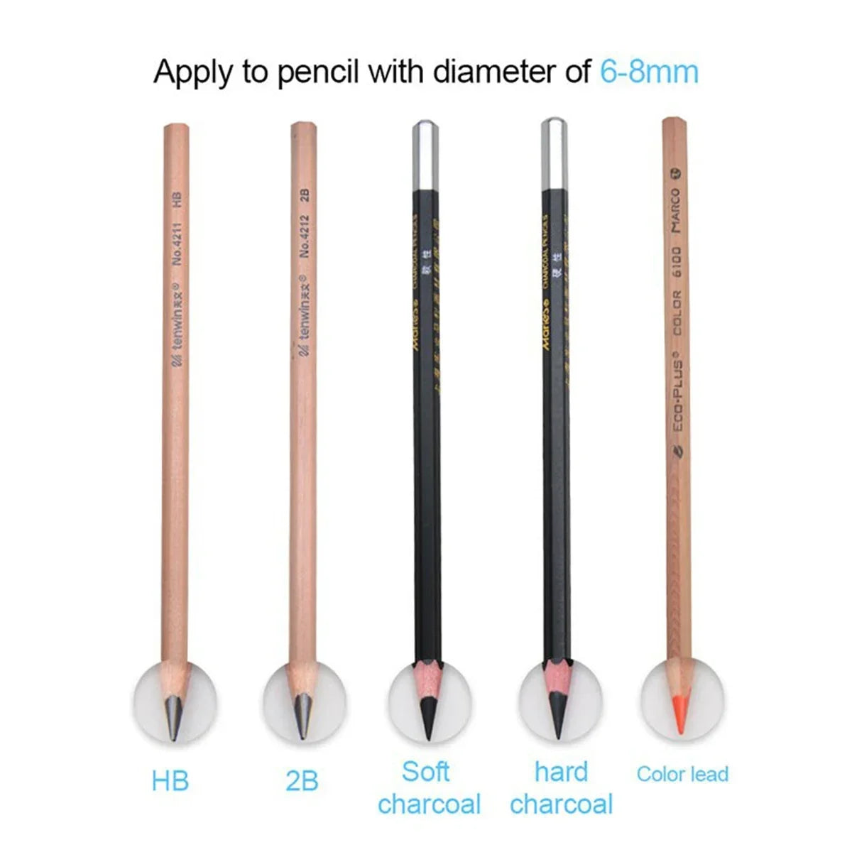 NONEM Elektrischer Spitzer - Automatischer Desktop 6–8 mm Bleistifte Netzbetrieb