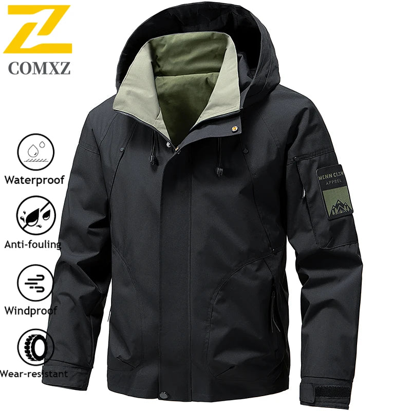 Gorpcore Regenjacke Regenfest - Winddicht Wasserfest Gr XL