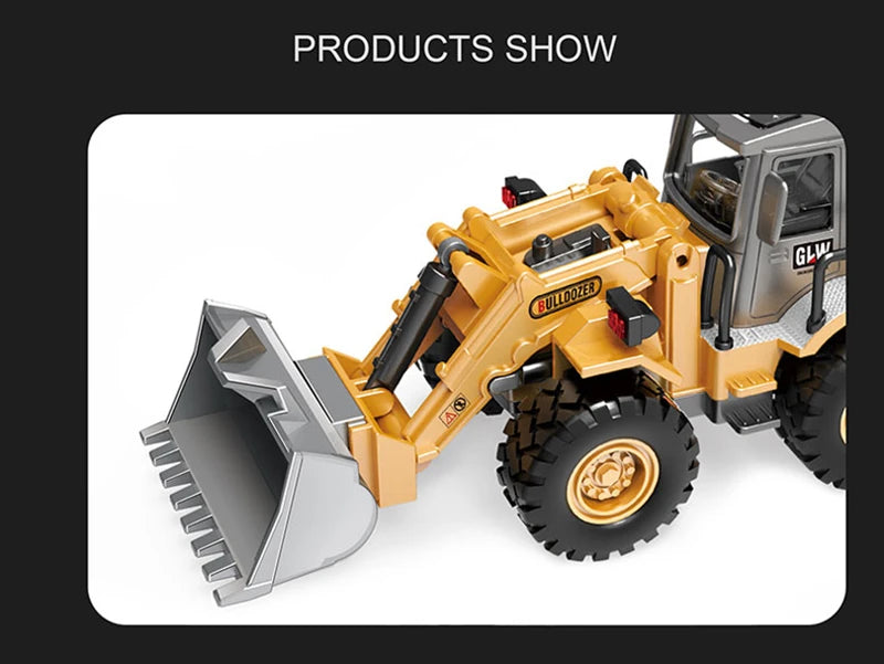 Baufahrzeug-Set 2025: Alloy Traktor & Bagger - Farm Engineering Collection