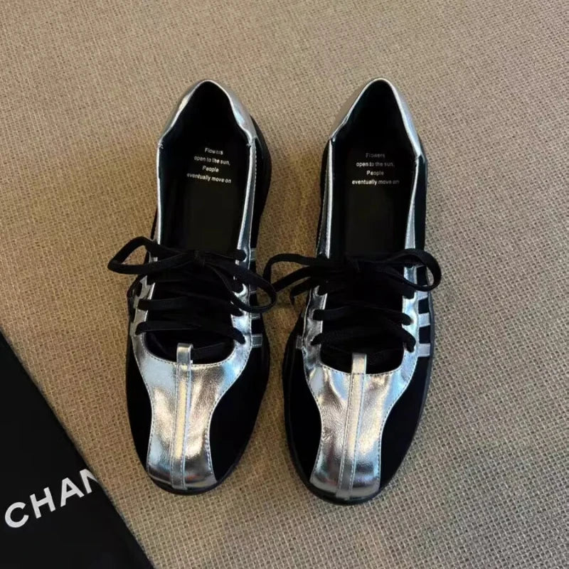 Women Sneakers Flats Casual Sport Shoes Summer 2025 Designer New Brand Ballet Dance Shoes Mary Jane Running Zapatillas