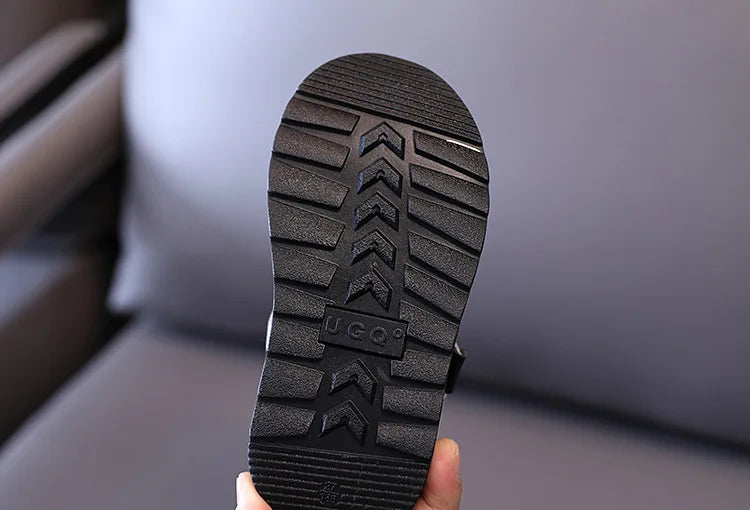 Kinder Winter 2022 neue Schneeschuhe plus samt verdickende Jungen und Mädchen Baumwoll schuhe wasserdicht rutsch fest