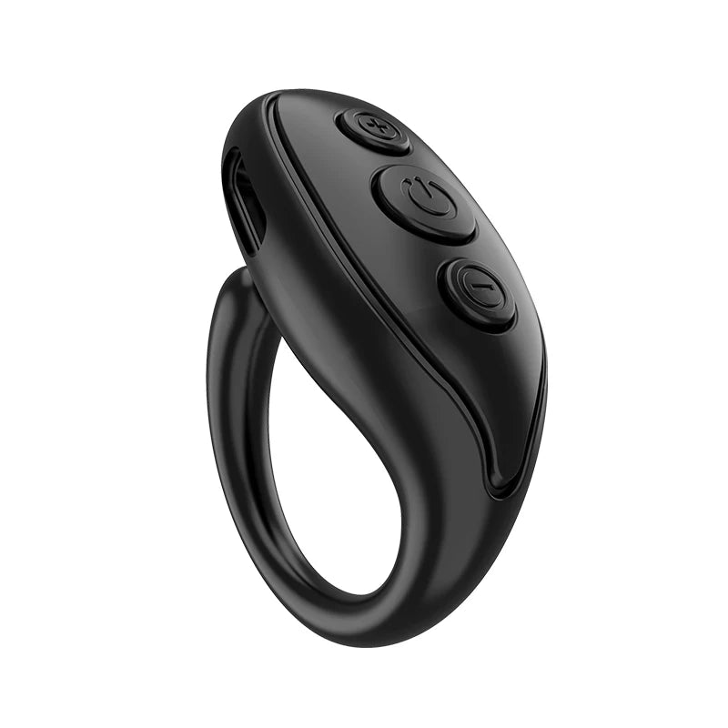 For Tiktok Fingertip Remote Scrolling Ring Wireless Bluetooth Remote Control Camera Shutter Selfie Video Controller for iPhone