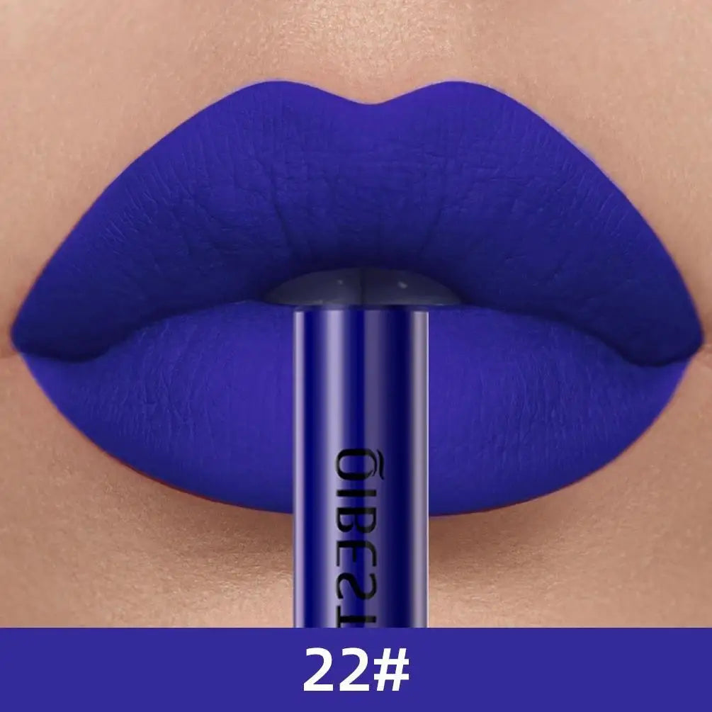 Matte Liquid Lipstick Waterproof Long Lasting Velvet Mate Nude Red Lip Gloss Lint Tube Makeup Cosmetic Lipsticks Lipgloss
