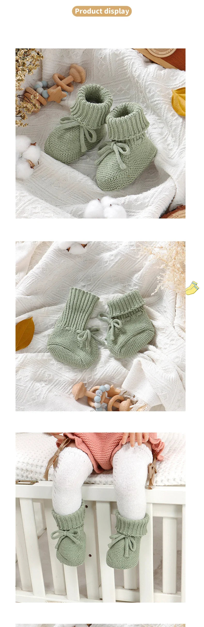 Baby-Stiefel 2025: Cotton-Knit Handmade - First Shoes Collection
