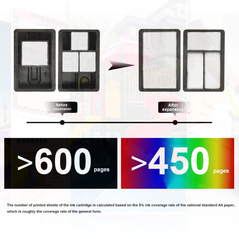 Vilaxh Für HP 67XL Nachfüllbar Tintenpatrone Ersatz Für HP 67 Deskjet 2723 2721 2700 6020 6052 6055 6420 6452 6455 Drucker