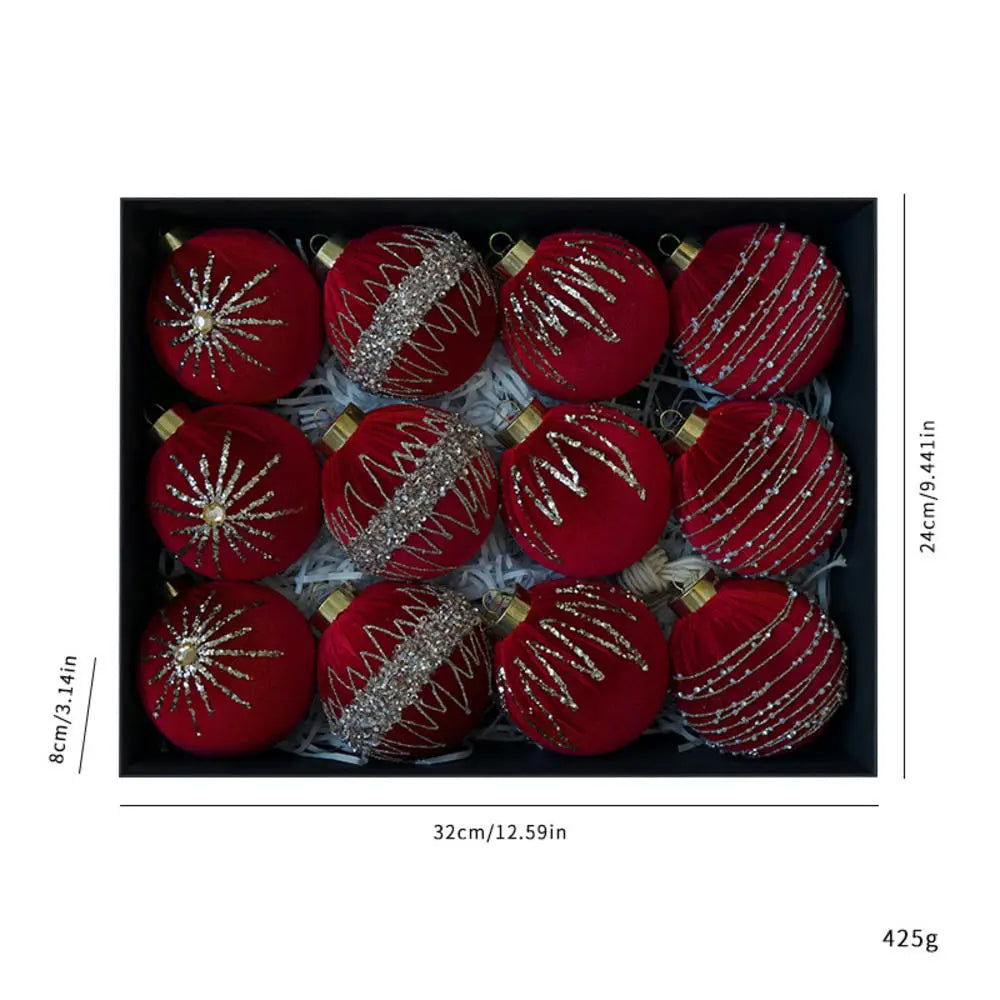 Choice Weihnachtskugeln - 12er Set Ø6 cm Glas Christbaumschmuck