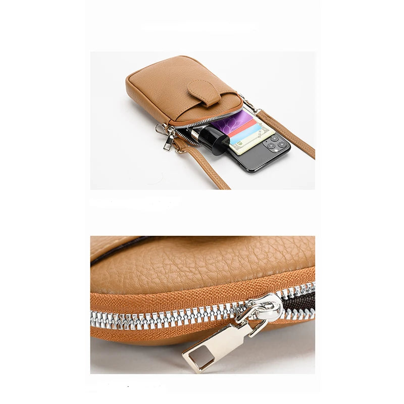 Cross-border small bag for women 2024 new fashion versatile mobile phone bag exquisite simple shoulder crossbody bag small round